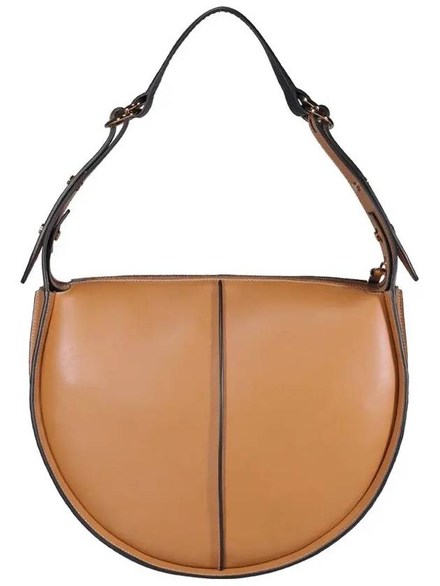 Logo Timeless Shoulder Bag Brown - TOD'S - BALAAN 4