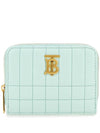 Lola Zip Card Wallet Mint - BURBERRY - BALAAN 1