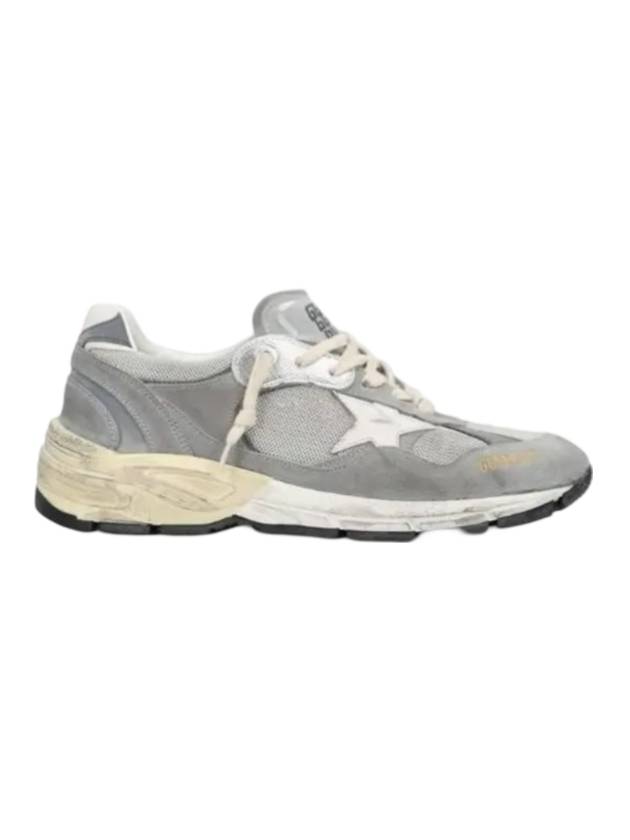 Dad-Star Low Top Sneakers Grey Silver White - GOLDEN GOOSE - BALAAN 1