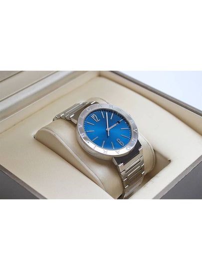 New see through back watch blue plate automatic 41MM 103720 - BVLGARI - BALAAN 2