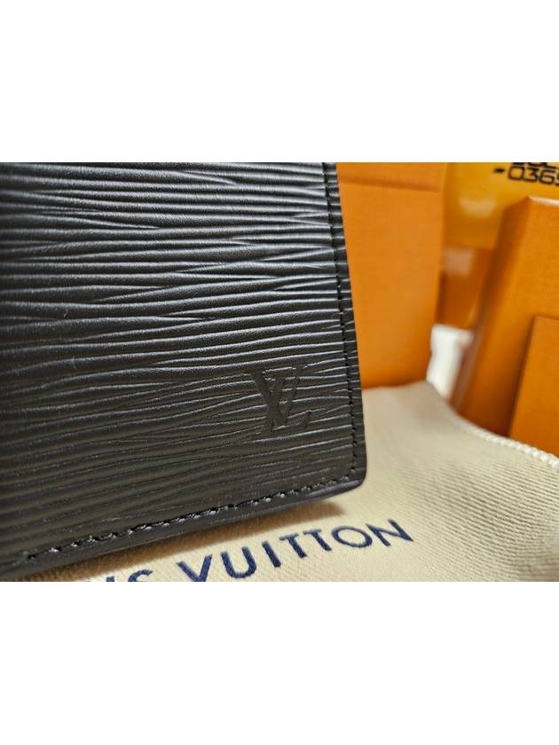 Pocket Organizer Epi Card Wallet Black - LOUIS VUITTON - BALAAN 2