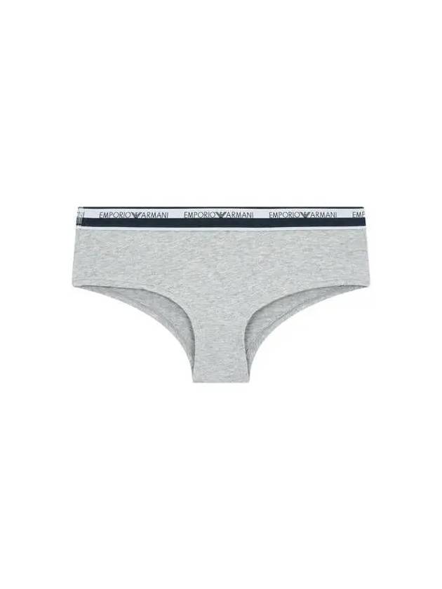 UNDERWEAR Women s Logo Line Band Cheeky Briefs Melange Gray - EMPORIO ARMANI - BALAAN 1