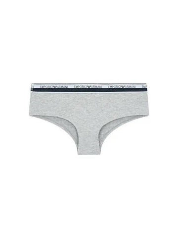 UNDERWEAR Women s Logo Line Band Cheeky Briefs Melange Gray - EMPORIO ARMANI - BALAAN 1