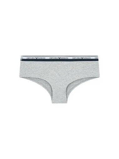 UNDERWEAR Women s Logo Line Band Cheeky Briefs Melange Gray - EMPORIO ARMANI - BALAAN 1