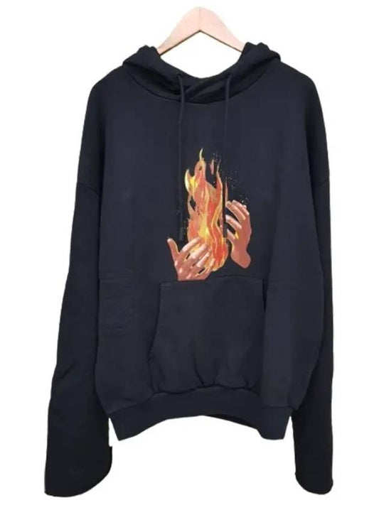 Diag Fire Hoodie Black - OFF WHITE - BALAAN 2