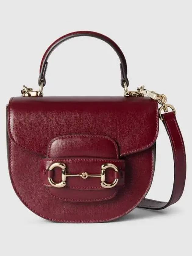 Horsebit 1955 Mini Top Handle Cross Bag Red - GUCCI - BALAAN 2