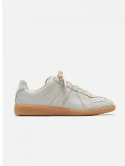 Replica Calfskin Low Top Sneakers Silver - MAISON MARGIELA - BALAAN 2