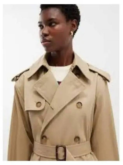 Double Breasted Twill Trench Coat Beige - POLO RALPH LAUREN - BALAAN 2