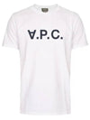 VPC Logo Short Sleeve T Shirt White COBQX H26586 - A.P.C. - BALAAN 6