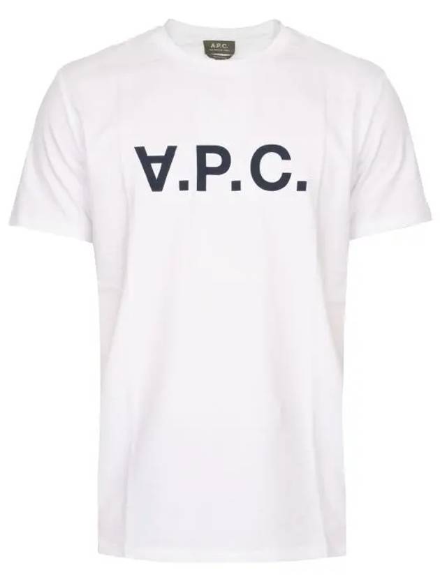 VPC Logo Short Sleeve T Shirt White COBQX H26586 - A.P.C. - BALAAN 6