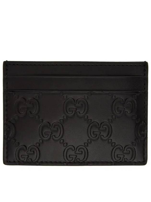 Signature GG 2-tier card wallet black - GUCCI - BALAAN 3