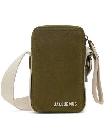 Le Chouchou Cuerda Vertical Messenger Bag Khaki - JACQUEMUS - BALAAN 1