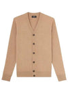 Samuel V-Neck Wool Cardigan Beige - A.P.C. - BALAAN 2