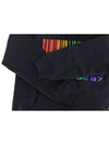 Rainbow Big Barcode Print Hoodie Black - VETEMENTS - BALAAN 8