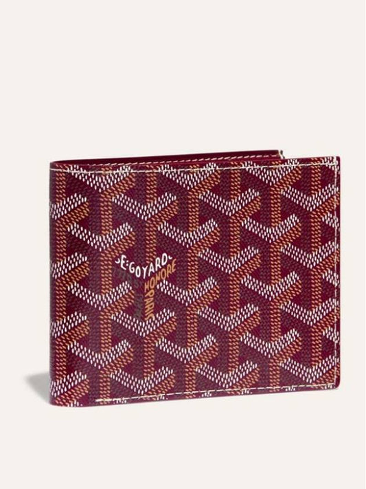 Victoire half wallet burgundy - GOYARD - BALAAN 2