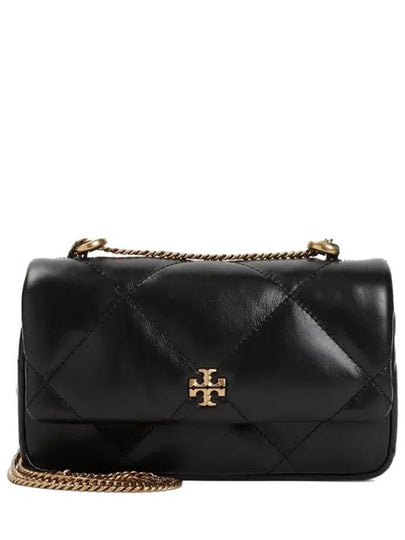 Kira Diamond Quilted Flap Cross Bag Black - TORY BURCH - BALAAN 2