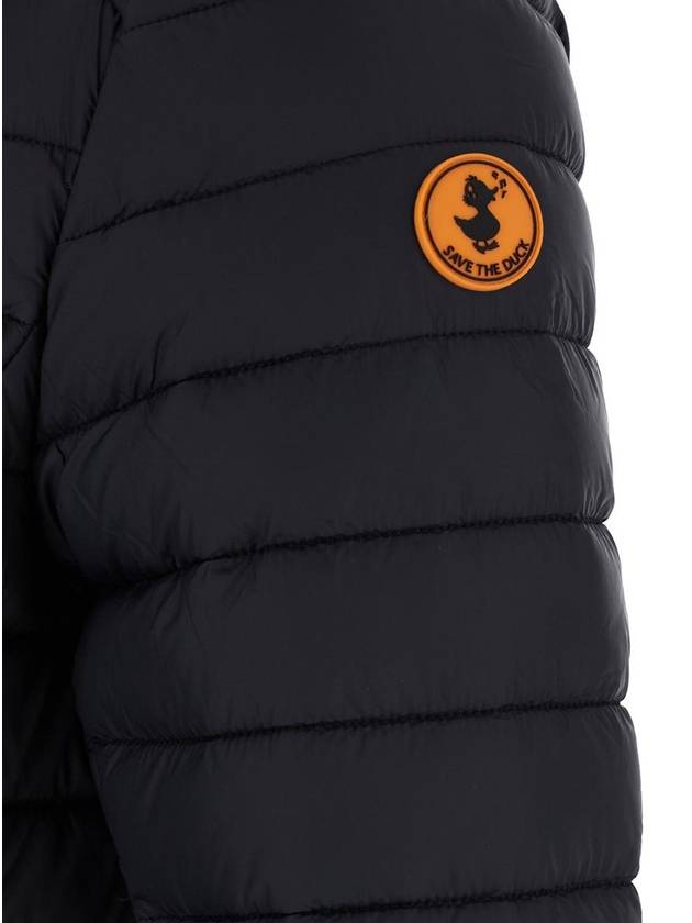 'Daisy' Black Down Jacket With Logo Patch In Eco Tech Fabric Woman - SAVE THE DUCK - BALAAN 3