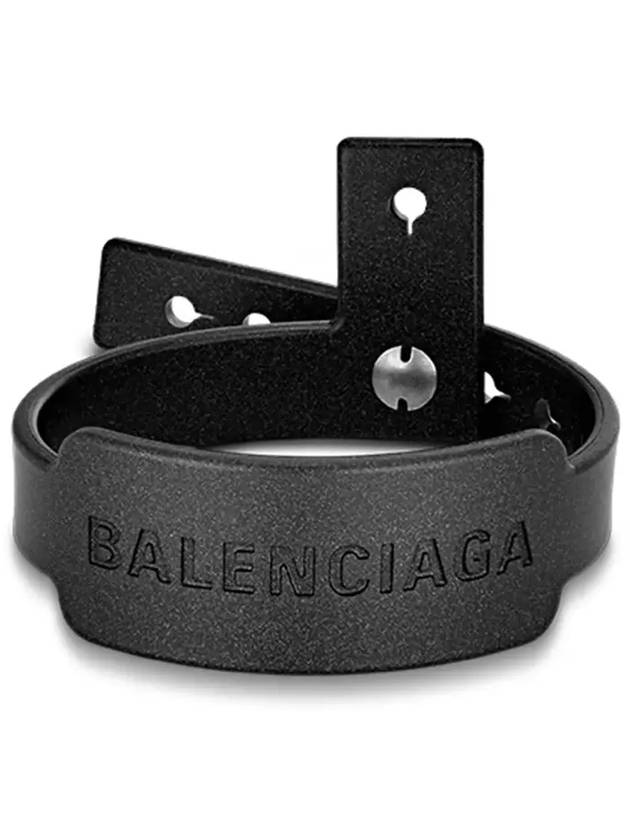 Logo Festival Bracelet Black - BALENCIAGA - BALAAN 4