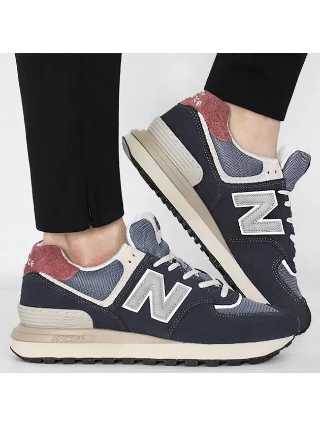 574 Legacy Low Top Sneakers Navy - NEW BALANCE - BALAAN 2