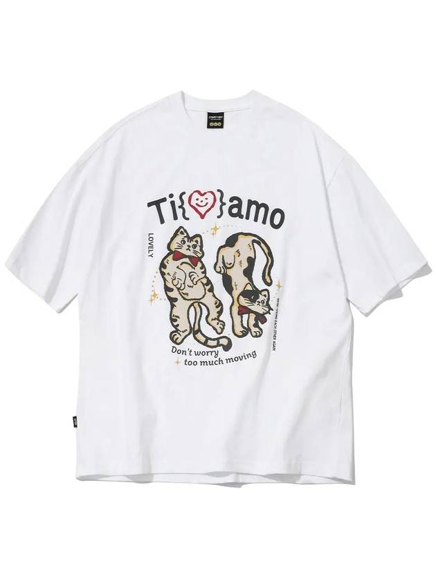 Tiamo Lovely Short Sleeve T-Shirt White - CPGN STUDIO - BALAAN 2