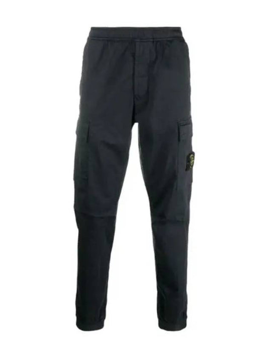 Waffen Patch Slim Cargo Pants Charcoal Men's Pants 771531314 V0065 - STONE ISLAND - BALAAN.