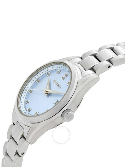 Seiko Diamonds Quartz Blue Dial Ladies Watch SUR581P1 - SEIKO - BALAAN 2