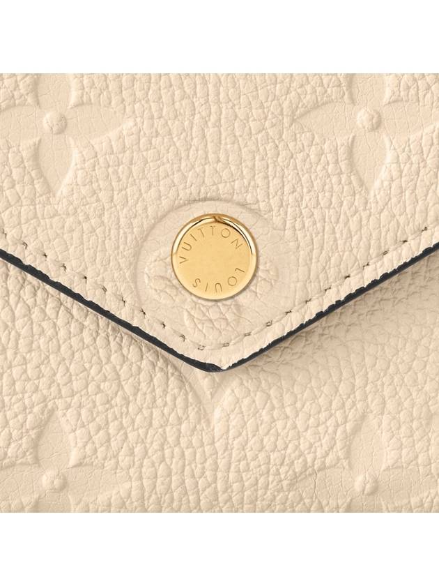 Victorine Leather Half Wallet Beige - LOUIS VUITTON - BALAAN 6