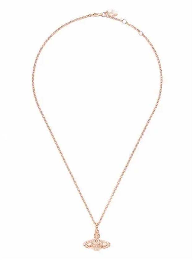 Mini Bas Relief Pendant Necklace Rose Gold - VIVIENNE WESTWOOD - BALAAN 5