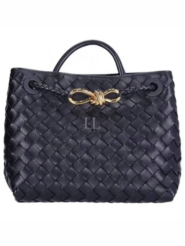 Andiamo Small Tote Bag Black - BOTTEGA VENETA - BALAAN 2