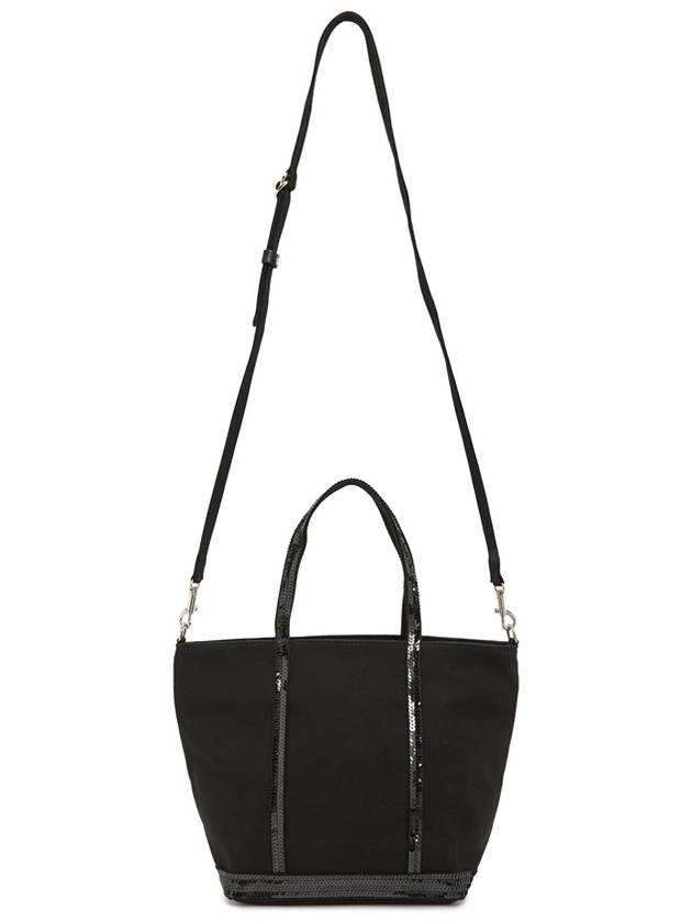 Canvass Cabas Tote Bag Black - VANESSA BRUNO - BALAAN 8