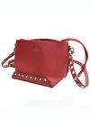 Rockstud Coral Red Mini Crossbody Bag - VALENTINO - BALAAN 2