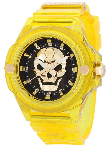 Philipp Plein The Skull Quartz Black Dial Men's Watch PWWAA0123 - PHILIPP PLEIN - BALAAN 1