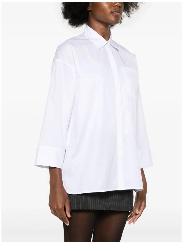 Fano Cotton Shirt White - S MAX MARA - BALAAN 3