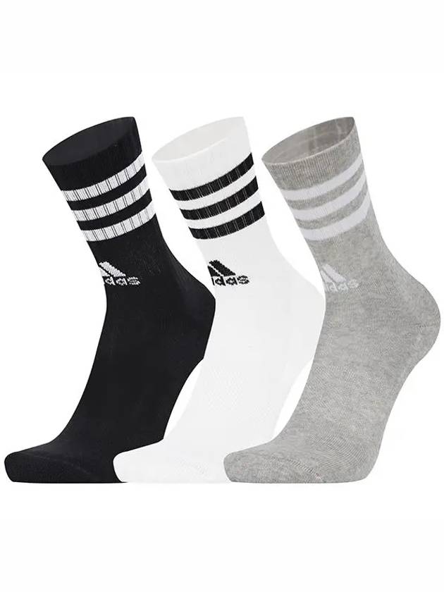 3S Cushion Crew Socks 3 Pairs - ADIDAS - BALAAN 2