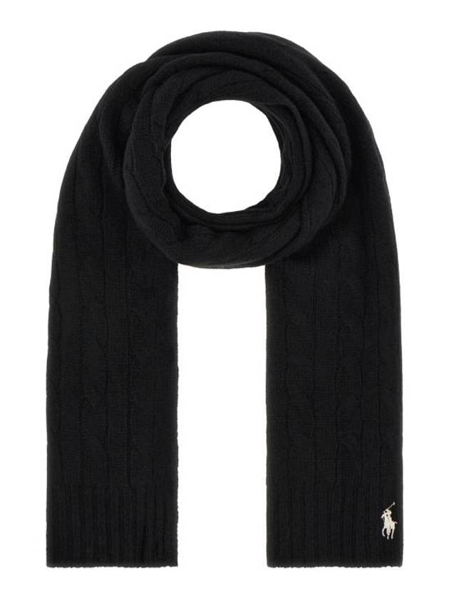 Muffler Scarf 455956296 001 Nero - POLO RALPH LAUREN - BALAAN 1