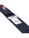 Men's Grosgrain Stripe Tie Dark Navy - THOM BROWNE - BALAAN 9