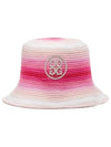 Circle G Ombre Crochet Bucket Hat Pink - G/FORE - BALAAN 2