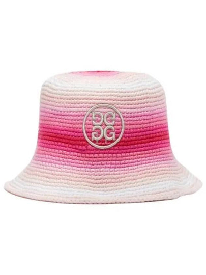 Circle G Ombre Crochet Bucket Hat Pink - G/FORE - BALAAN 2