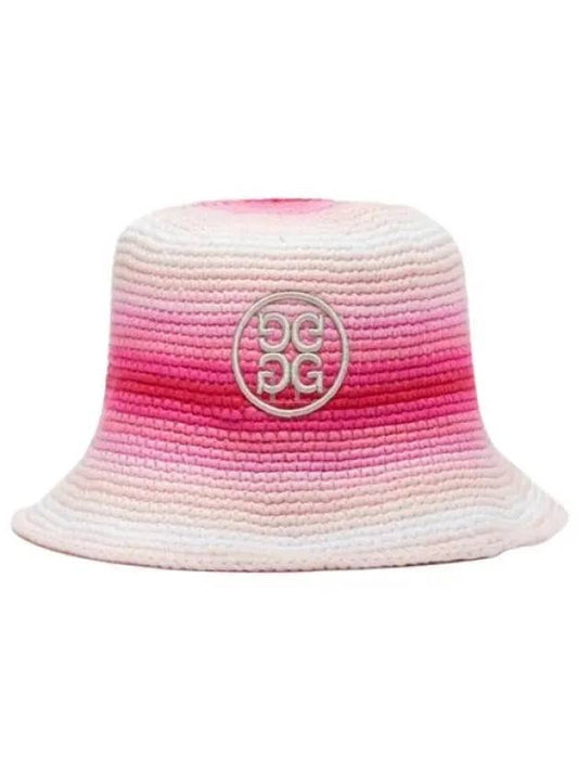 Circle G Ombre Crochet Bucket Hat Pink - G/FORE - BALAAN 2