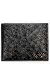 Gancini Half Wallet Black - SALVATORE FERRAGAMO - BALAAN 2