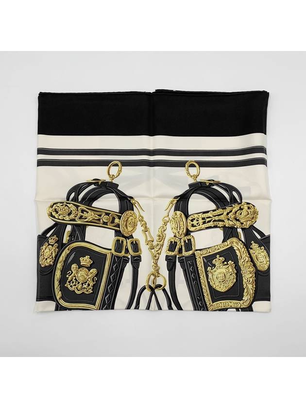 Brides de Gala Forever Silk Scarf Noir - HERMES - BALAAN 5