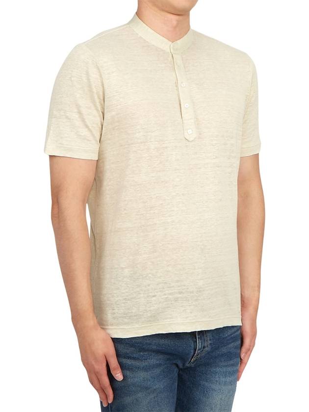 Men's Short Sleeve K-Shirt Beige - RVR LARDINI - BALAAN 4