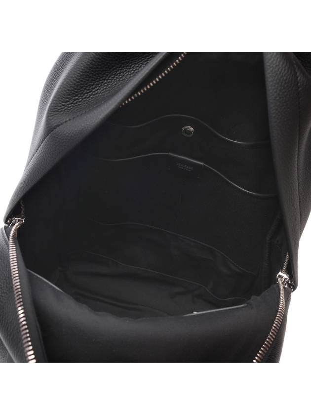 Grained Leather Buckley Backpack Black - TOM FORD - BALAAN 7