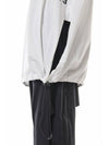 Drawstring Long Short Sleeve T-Shirt White - Y-3 - BALAAN 6