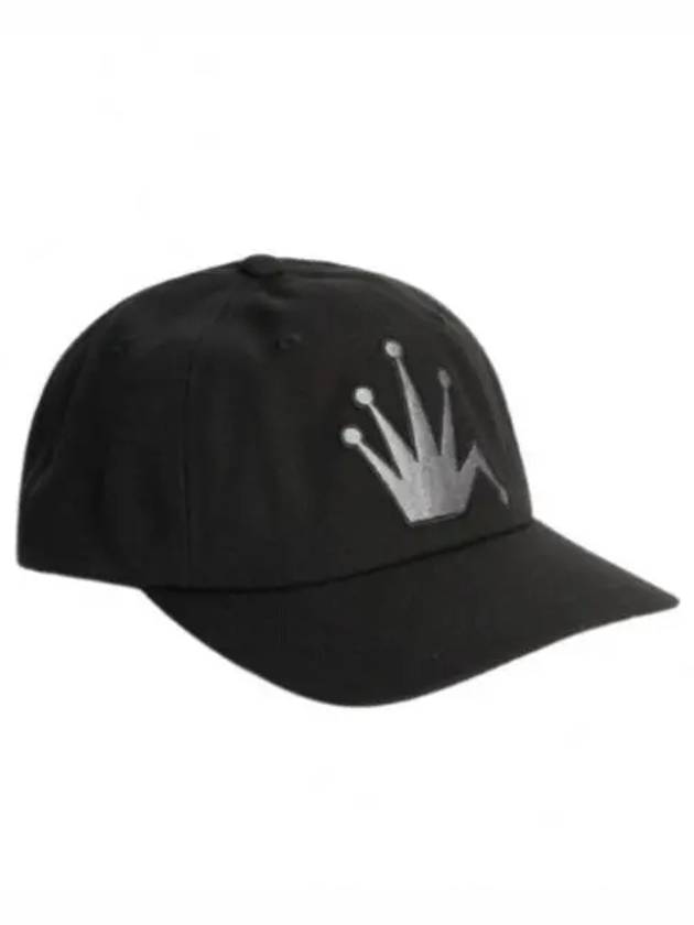 1311152 BLACK LOW PROFILE BENT CROWN SNAPBACK CAP - STUSSY - BALAAN 1