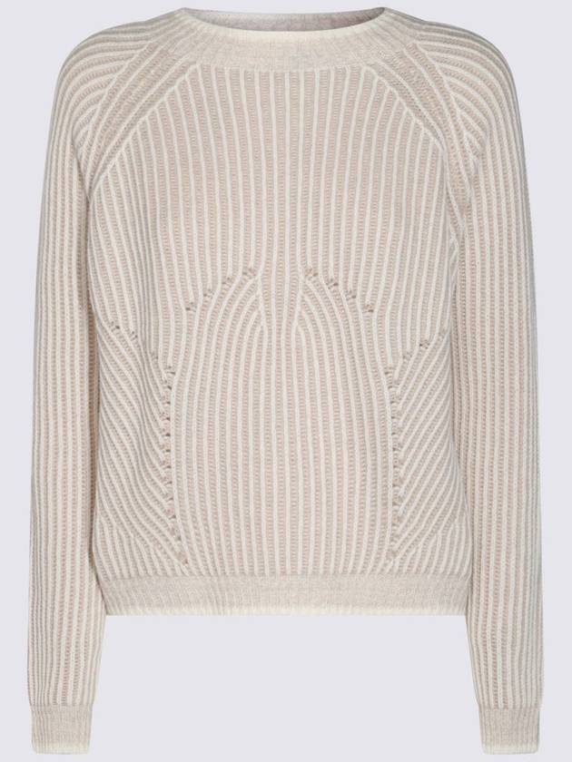 Cruciani Beige Wool Knitwear - CRUCIANI - BALAAN 1