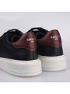 Miky Leather Tab Sneakers Black - BALLY - BALAAN 3