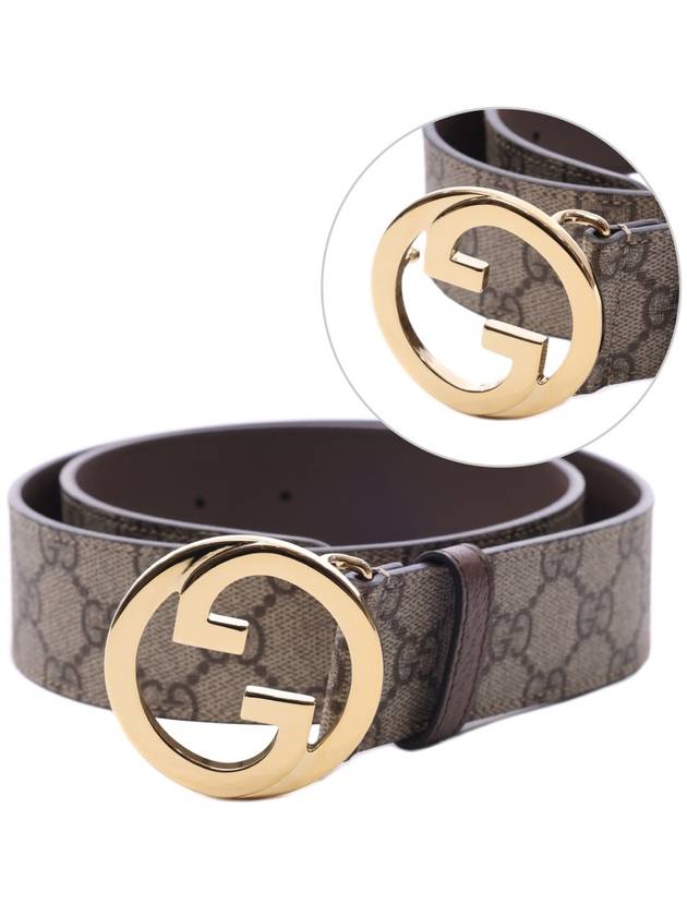 Blondie Belt Brown Beige Ebony - GUCCI - BALAAN 3