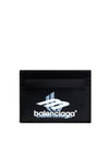 Logo Print Leather Card Wallet Black - BALENCIAGA - BALAAN 2