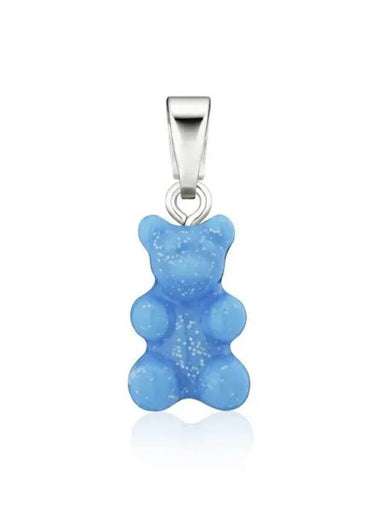 Nostalgia Bear Pendant Classic Lagoon Silver Women s Charm - CRYSTAL HAZE - BALAAN 1